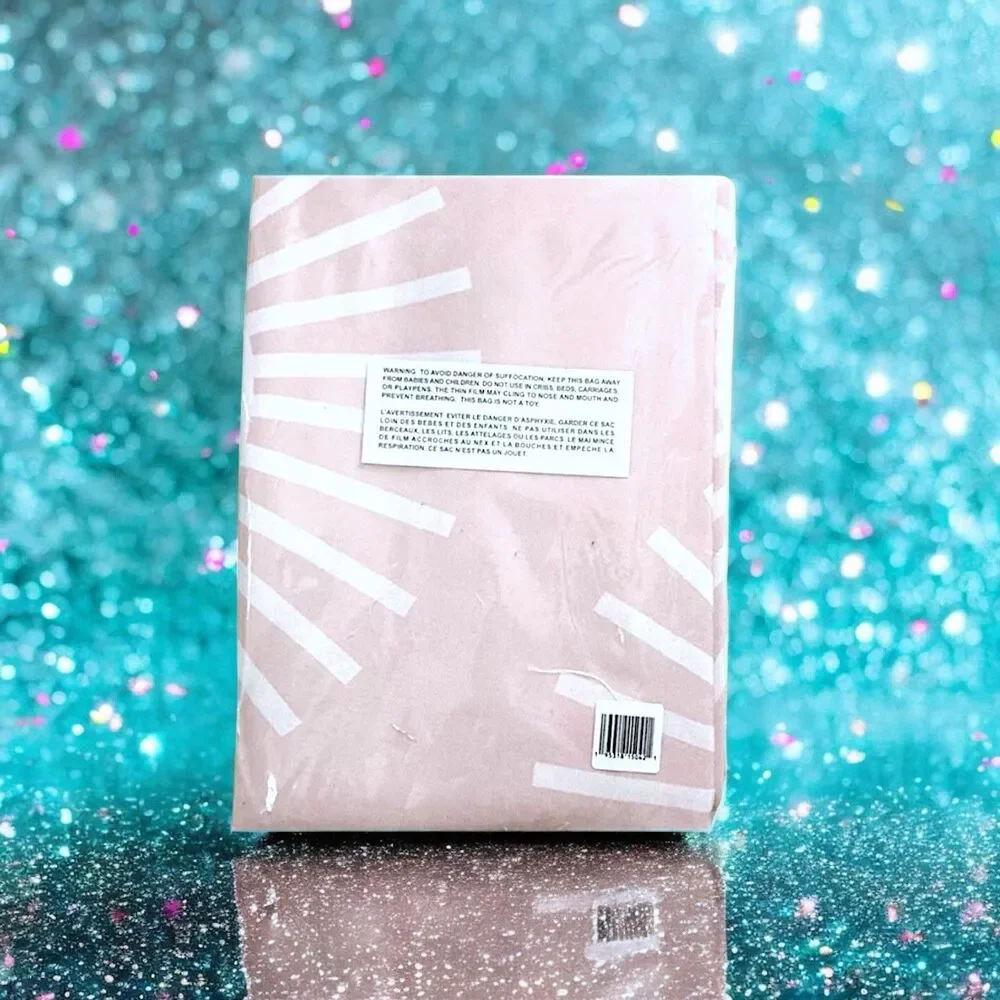 SOCIETY6 Sun Pattern, Pink Shower Curtain New With Tags RV $69.99